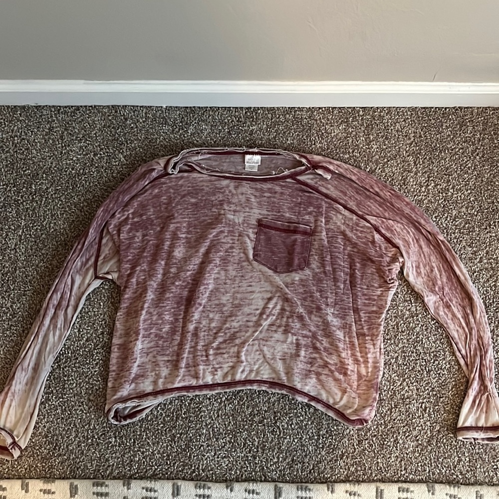 Purple lightweight sweatshirt
